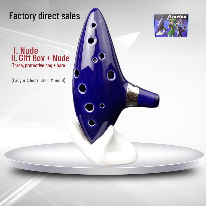 Zelda Legend 12-Hole Ocarina, C Key Instrument