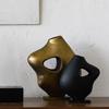 Irregular Abstract Vase Hollowed-out Stone Statue Ornaments Flower Vase Flower Arrangement Accessories Home Decoration