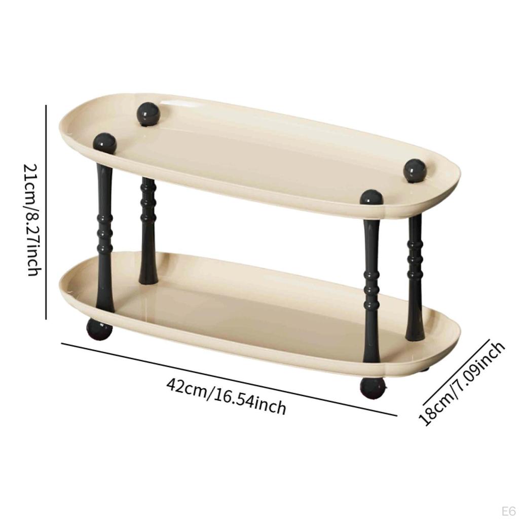 Countertop Storage Rack Desktop Organizer Display Shelf Vanity Tray for Home