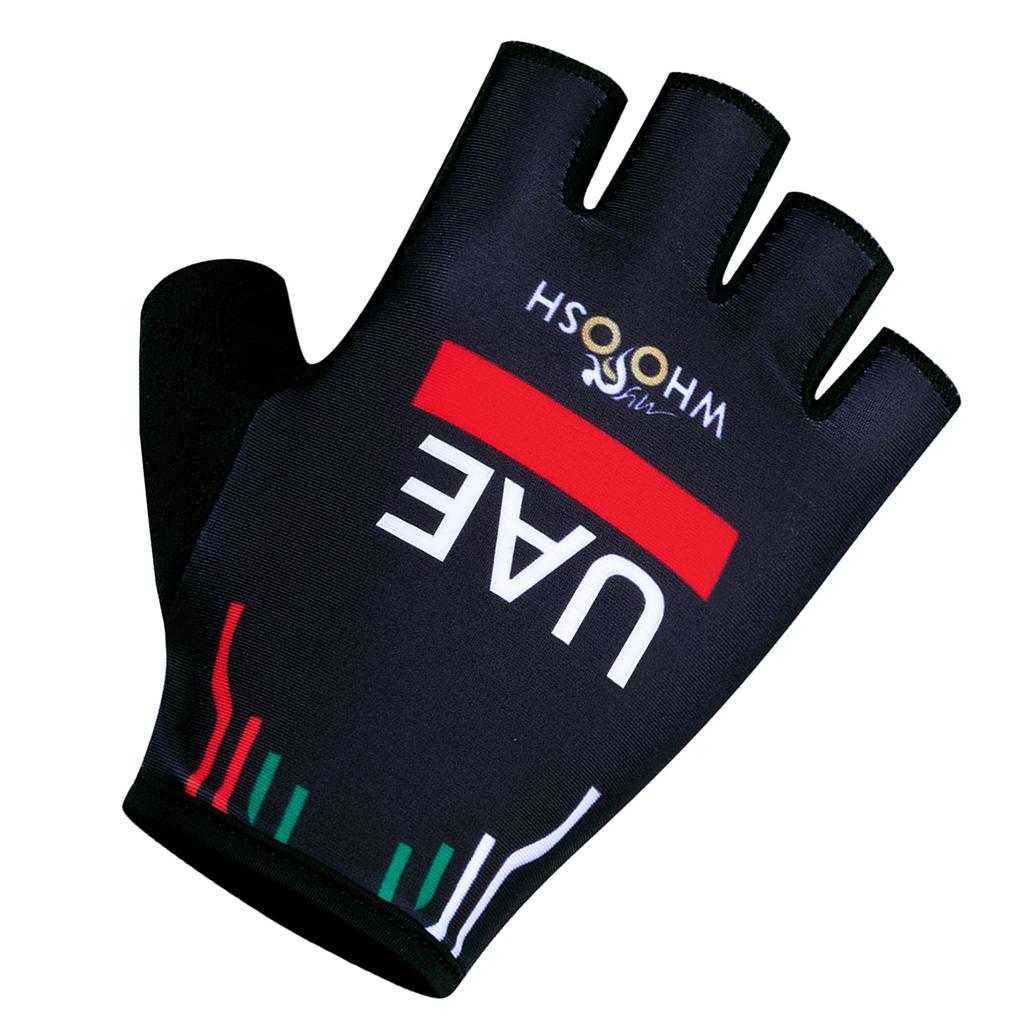 UAE 2025 Anti Slip Shock Breathable Half Finger Gloves INEOS Team Cycling Gloves Fitness Gym Bodybuilding Exercise Sports Gloves