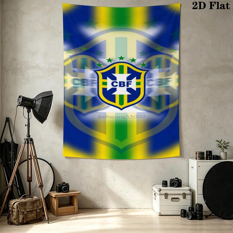CBF Brasil Wall Tapestry Aesthetic Wall Hanging Printed Fabric Blanket Decorative Tapestries for Bedroom Living Room Home Decor