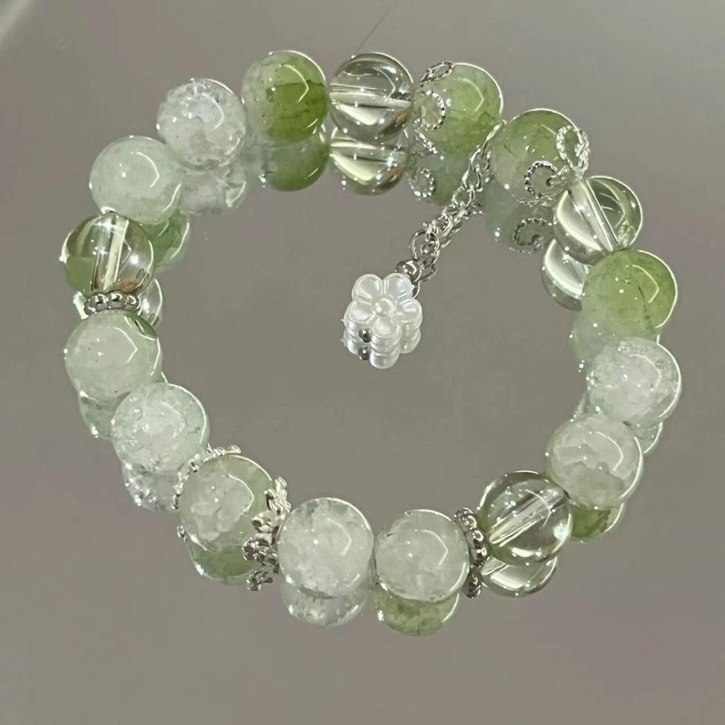 Value nine-pack glazed bracelet, versatile femininity, niche design, cool summer student jewelry, birthday gift
