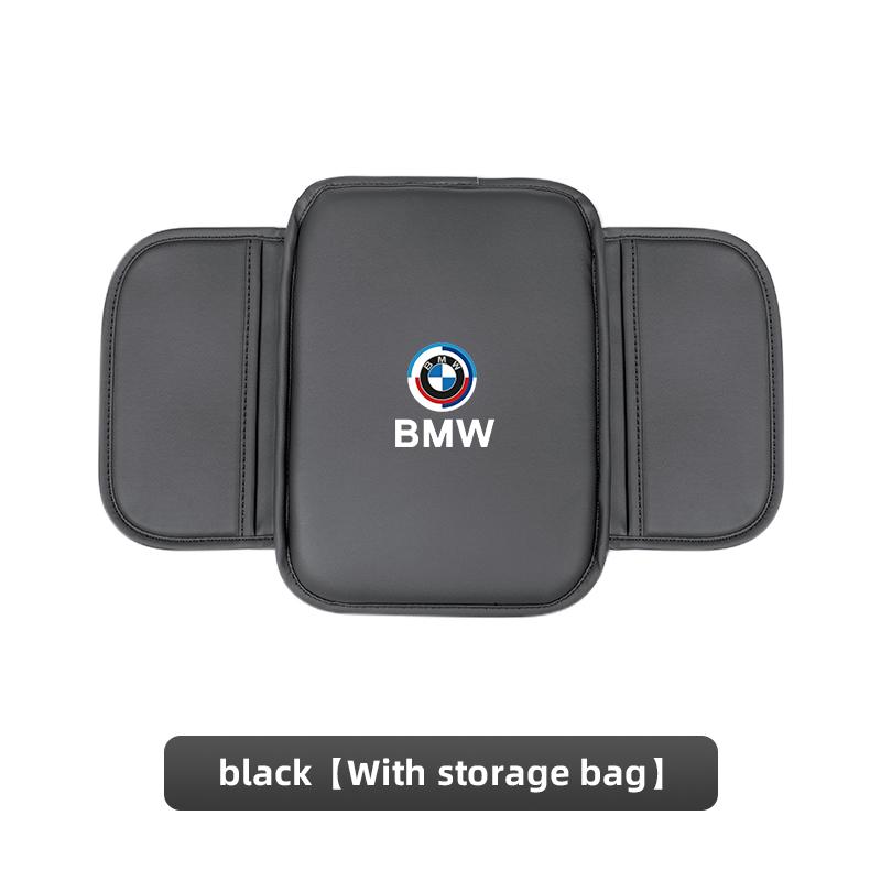 Leather Car Armrest Box Pad Auto Armrest Mat High Quality Accessorie For BMW 50th Anniversary Edition E46 E53 E90 E60 E93 E87 X5