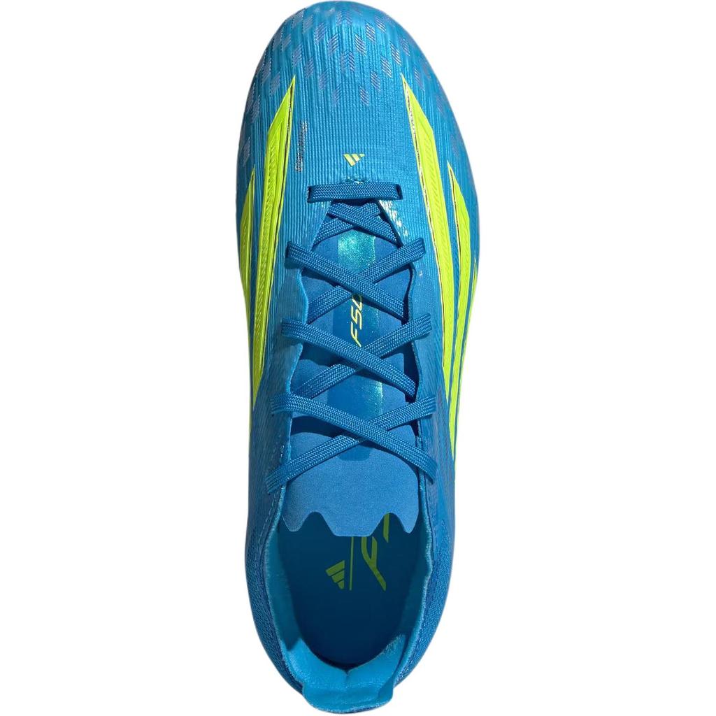 Adidas F50 Elite FG Comfortable Fit Natural Firm Ground Long Stud Low Top Soccer Shoes Bright Blue Kids sneaker JR8964