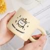 Creative Cute Rabbit Ceramic Cup Mug Coffee Cup Household Breakfast Cup Couple Pair Cup Tea Cup Drinking Cup