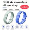 Neuer Eingang Uhrenarmband Silikon Ersatz-Uhrenarmband Armband für Google Fitbit Air Smart Band Armband Gürtel