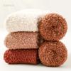 Baby Plush Socks Autumn and Winter New Thick Coral Fleece 0-3Y Boys and Girls Socks  Newborn Baby Long Tube Socks