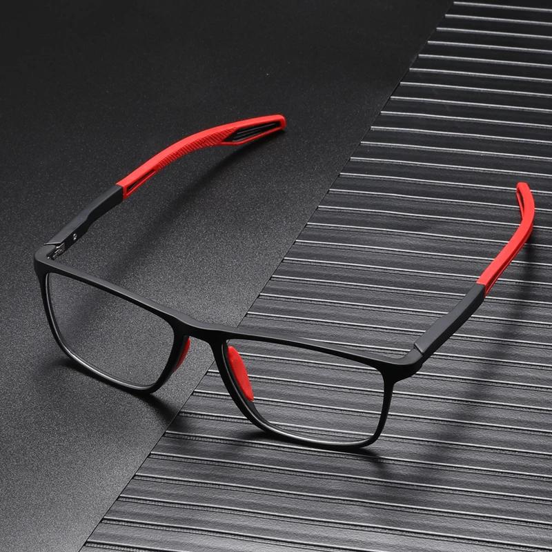 TR90 Sport Myopia Glasses Men Ultralight Anti Blue Light Prescription Eye Glasses Women Nearsighted Eyewear 0 -1.5 -2.0 To -6.0