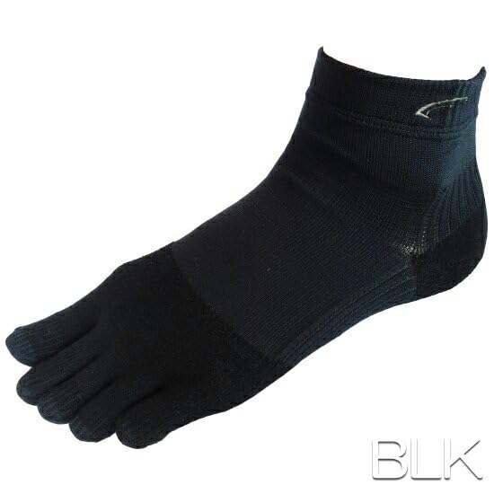 Footmax FXR107 BLK XL Laufshorts Hergestellt in Japan Socken, Fünf-Zehen-Socken,