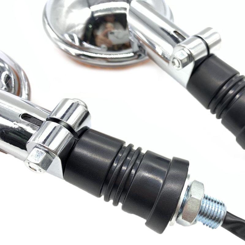 Motorcycle Mini Led Turn Signal Light Moto Flashing Light Clignotant Moto Fit for Virago XV250/400 XV535 XV920 XV1000 2x