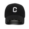 Fashion Hat Men and Women New Breathable Korean Tide Outdoor Baseball Cap Letters Embroidery Big C Sun-shading Staircase Cloth Duck Tongue Cap