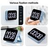 Digital Timer Easy Read LED Display Adjustable Rechargeable Countdown Countup Timer Study Kitchen Cooking Baking Timer with Dual Modes
