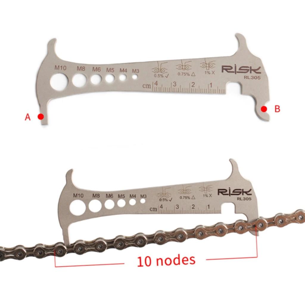 (Joy choose)Bike Chain Checker Wear Indicator Measure Tool Gauge  Checker