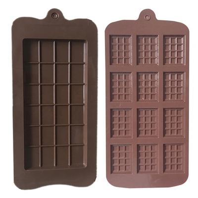 DIY Chocolate Mold Cake Maker Silicone Ice Tray Rectangle Mould Kitchen Bakeware for Household Kitchen Easy Supplies