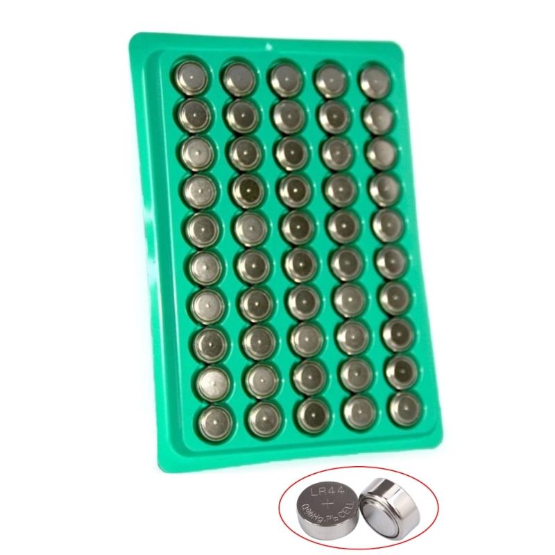 50/100Pack AG13 Button Coin Cell Battery LR44 A76 357 357A 1.55V Toy Watch Batteries For Clocks/Watches/Calculators/Toy