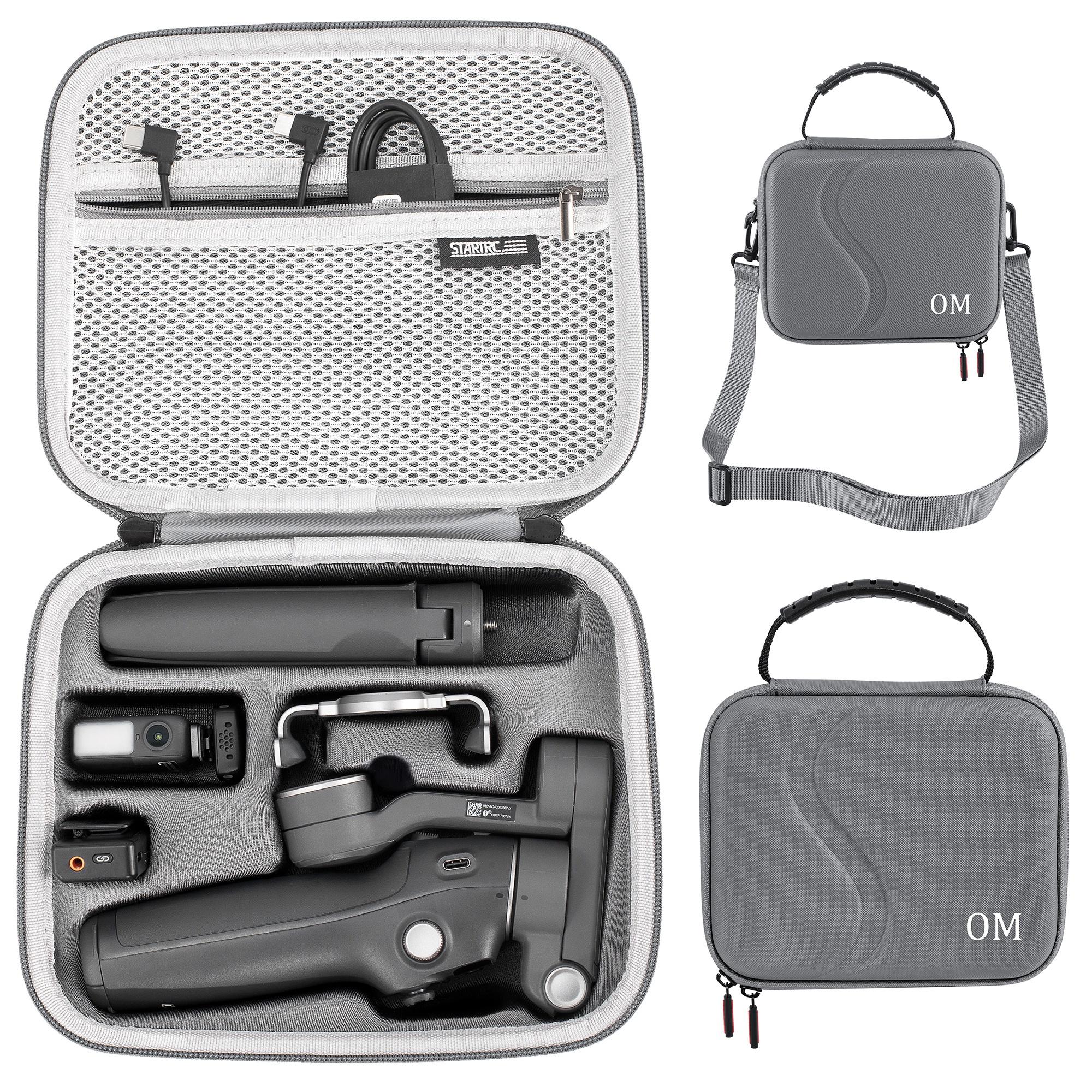 

STARTRC For DJI Osmo Mobile 7/7 Pro Portable Travel Carrying Case PU Crossbody Bag A