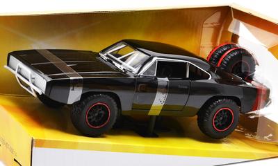 Měřítko JadaTOYS a Furious Dodge Charger 124 "Rychlá sedmička" "Dominic '70 R/T" (terénní) [Položka]