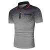 Men'S Polo Shirt Short Sleeve Casual Versatile Lapel Polo3D Digital Printing