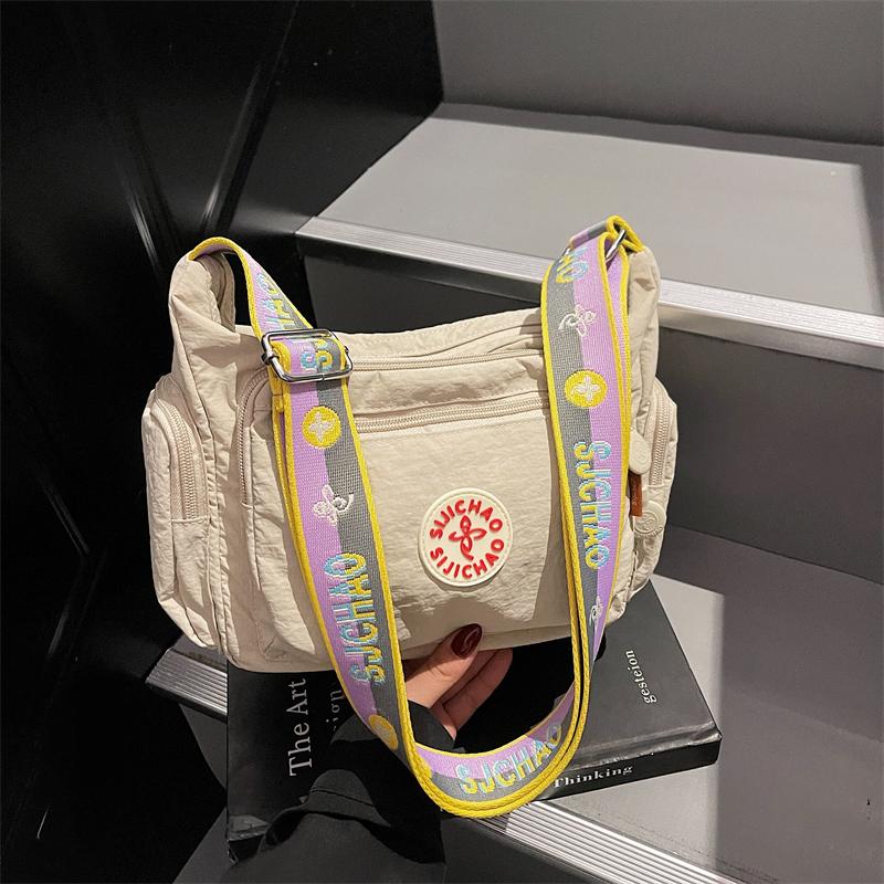 Multi-pocket Messenger Bags for Women Fashion Nylon Shoulder Bag Ladies Large Handbags Female Travel Shopping Tote Purse