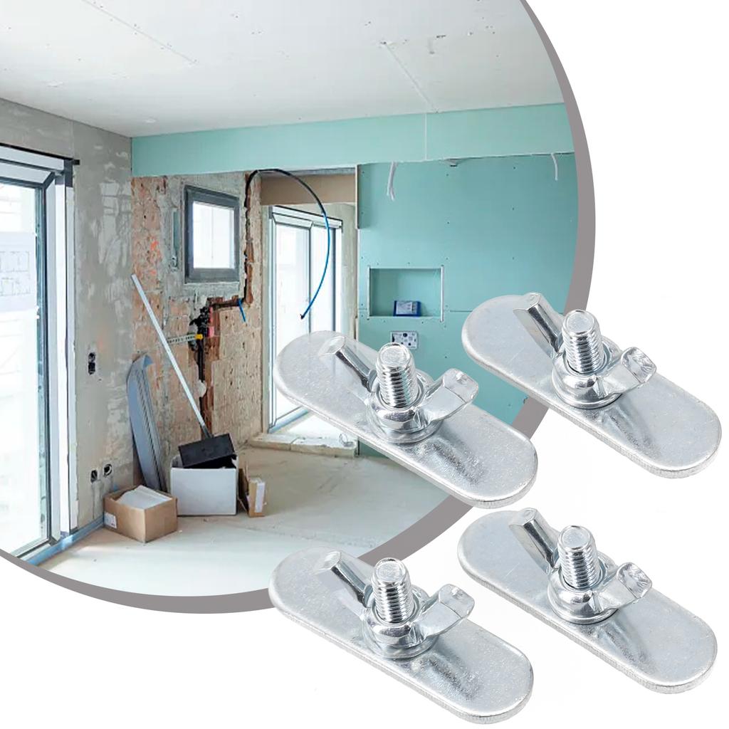 2PCS Stainless Steel Sealing Plate and Butterfly Turnbuckle for Mobile Air Conditioner Suitable for Casement Fixings