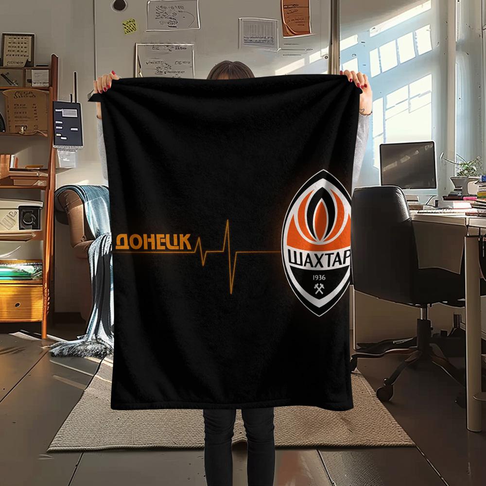 FC Shakhtar Donetsk  Print Flannel Blanket, High quality Comfortable for All Seasons, Home Decor, Warmth and Comfort
