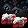 2pcs Welcome LED Light Car Door Badge Wireless HD Projector Lamp For Ford Focus Mondeo Kuga Fiesta MK7 Escort Edge 2 4 MK2 MK4