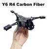Y6R4 4inch FPV Drone Frame Kit Carbon Fiber Racing Drone Quadcopter Freestyle INAV Beatflight F722 Ardupilot PX4 Flight Control