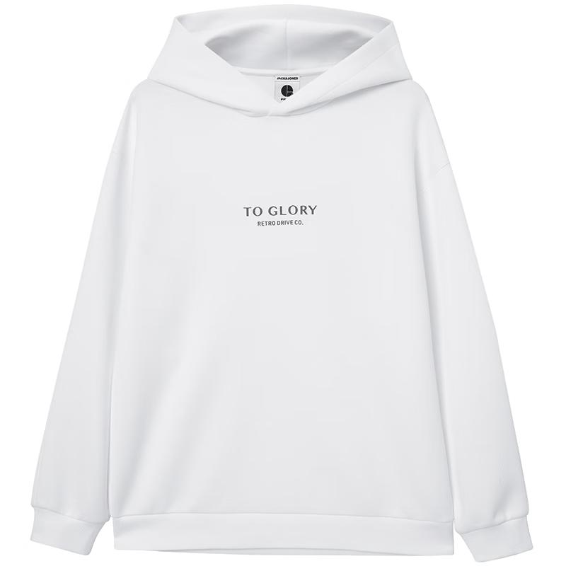 

Jack & Jones Men s Loose Fit Hooded Sweatshirt with Letter Print XL