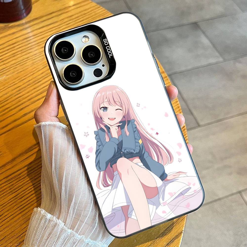 

Чехол для телефона C-Chihaya MYGO Role Anon Для iPhone 16 17 15 14 12 13 Pro Max Черный Конфетный Матовый Ударопрочный Чехол iPhone12PRO