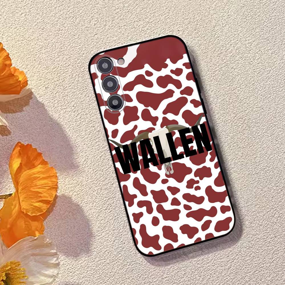 Morgan W-Wallen Singer Phone Case For Samsung Galaxy A73,A72,A71,A70,A53,A52,A51,Others Soft Black Cover