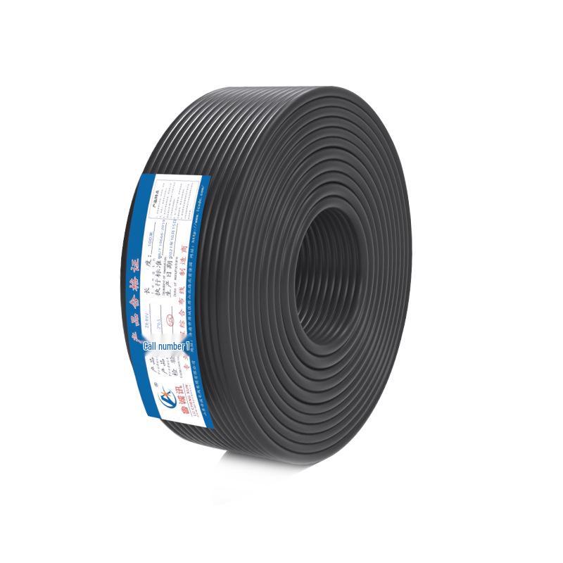 National Standard Pure Copper RVV 4-Core 1.5mm Outdoor Soft Power Cable for Household Use
