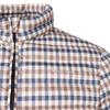 Aquascutum Mens Checked Mock Neck Active Padded Jacket