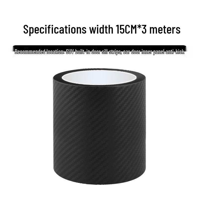 

Универсальная накладка на порог автомобиля из углеродного волокна - Декоративная наклейка на педаль против скольжения.