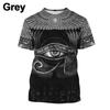 Men's 3D Printed Pharaoh Anubis T-Shirt for Men Ancient Egypt Pattern Tees Casual  Tops Street Sport T Shirts