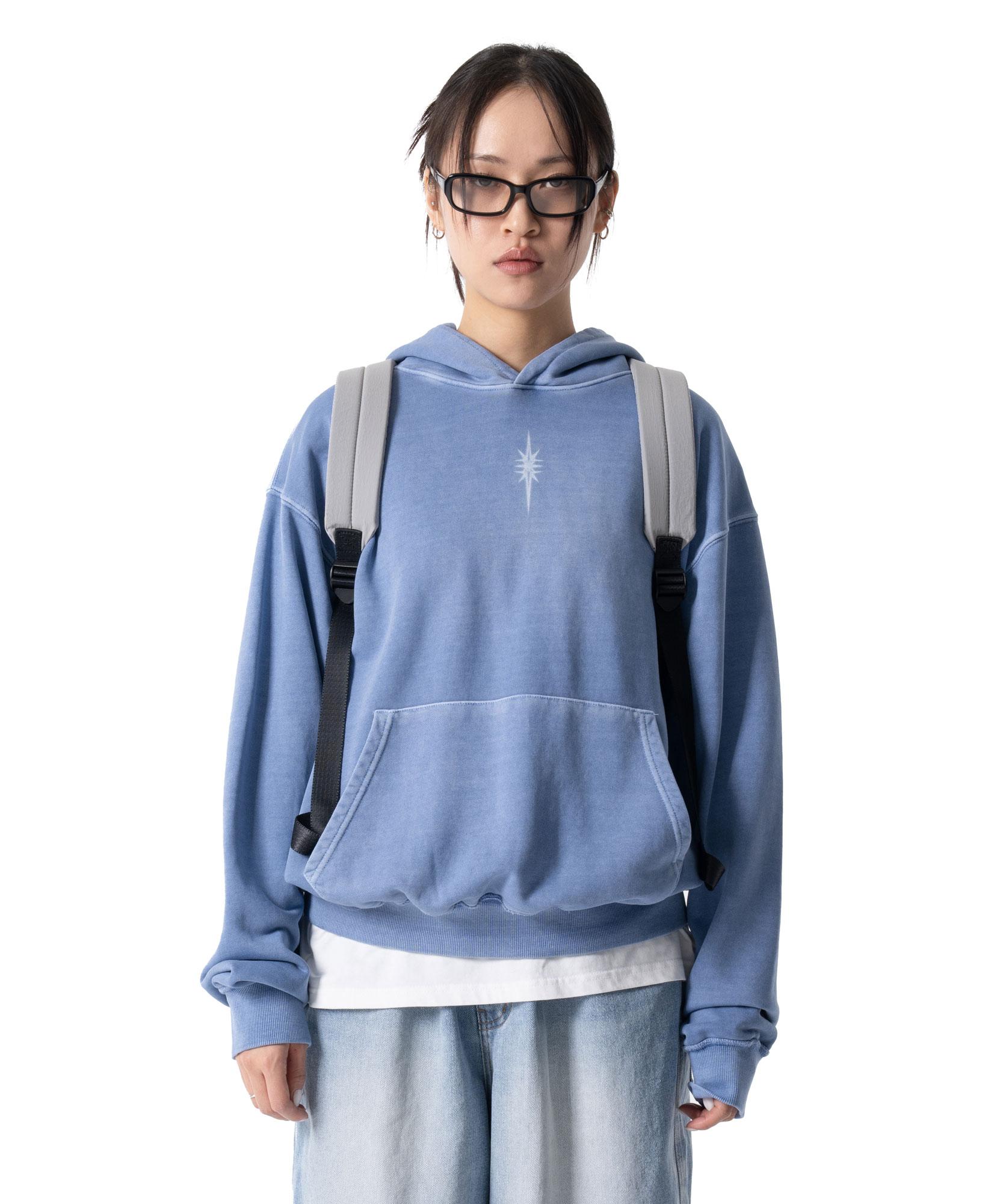 Худи Iuga Makaras с пигментной окраской (Голубое небо) Sky Blue/1