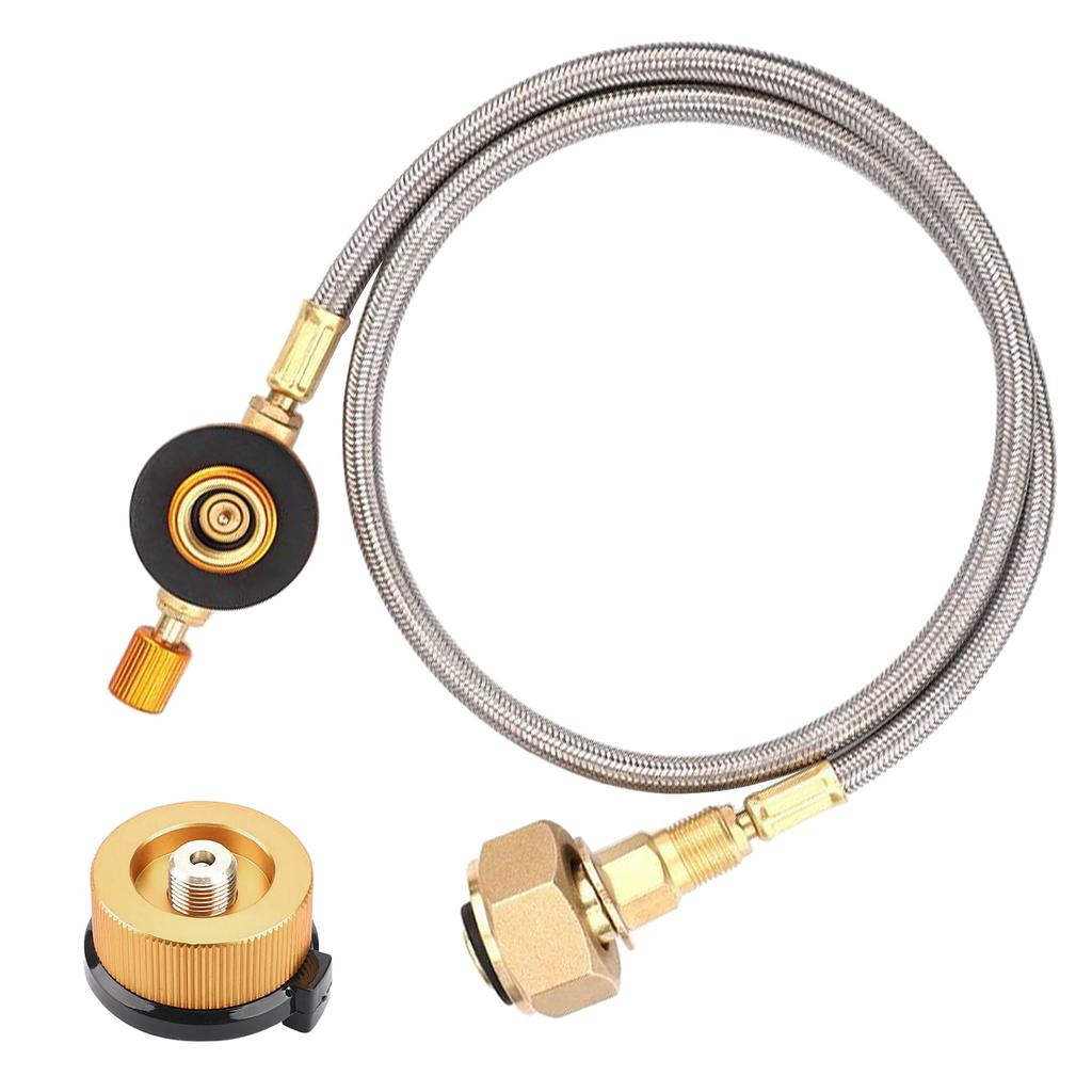 Outdoor Camping Gas Stove Propane Refill Adapter Gas Cylinder Adapter Convertor Gas Filling Tank Coupler Outdoor Stove Accessories