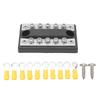 DC 12V‑48V 100A 5 Way Dual Row Fuse Block Power Distribution Block for Cars RVs Boats Yachts Power Systems