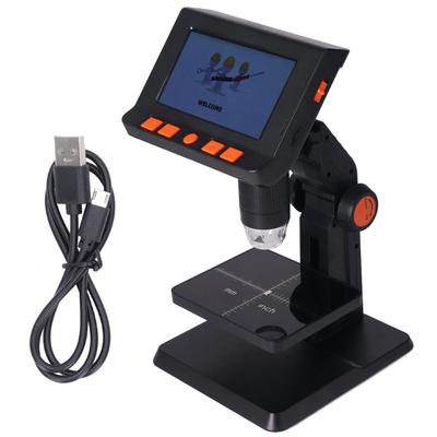 Tragbares HD Desktop Elektronisches Digitalmikroskop 1000x 4,3 Zoll LCD Digitalmikroskop mit 8 Hoch