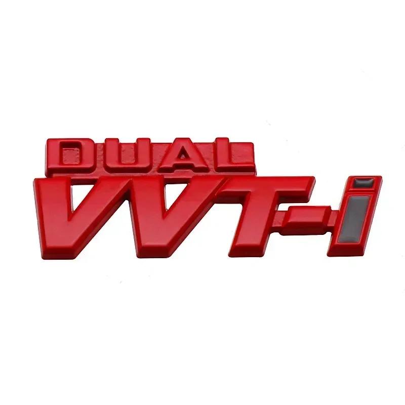 3D Metal VVTI Rear Trunk Car Sticker Fender Emblem Badge Decal For TOYOTA Dual VVT-i Camry COROLLA YARiS Rav4 PRIUS Accessories