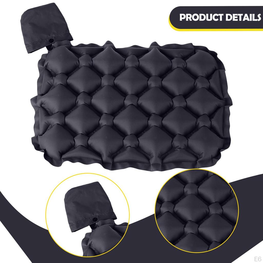 Inflatable Seat Cushion Air Sitting Mat Portable Chair Breathable Pad Waterproof Tear