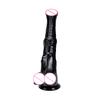 Duen Thick Big Horse Cock Sex Product Lengthened Back Court Masturbation Anal Dilatation Device Suction Cup Anal Plug Penis Sex Toys