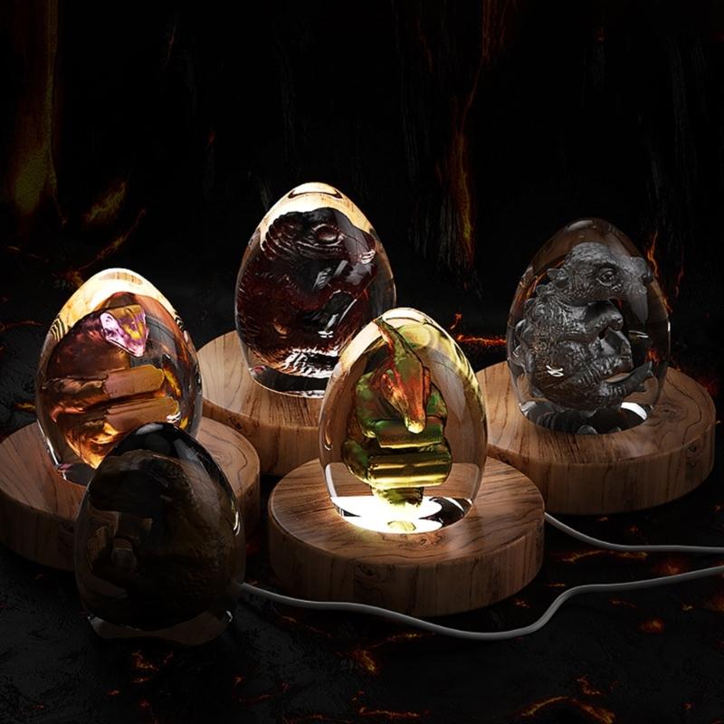 3D Dragon Egg Resin Molds Silicone Keychain Mold,3D Animal Ornaments Mold Dragon Egg Night Light Mold for DIY Crafts