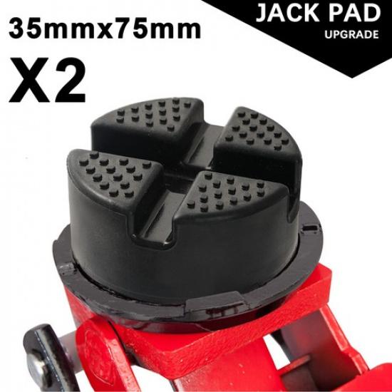2X Jack Pad Adapter Rubber Lift Tool Stand Pinch Weld Floor Frame Rail Protect