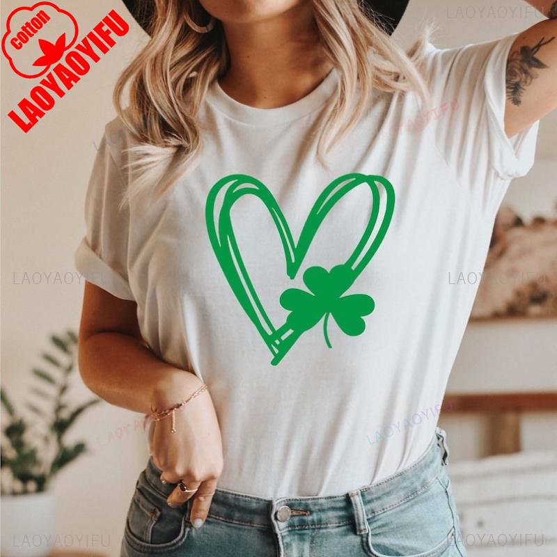 Irish Shirt St Patricks Day Shirt St Patricks Day TShirt for Women St Patricks Shirt for Men Luck of The Irish Shamrock Tops S