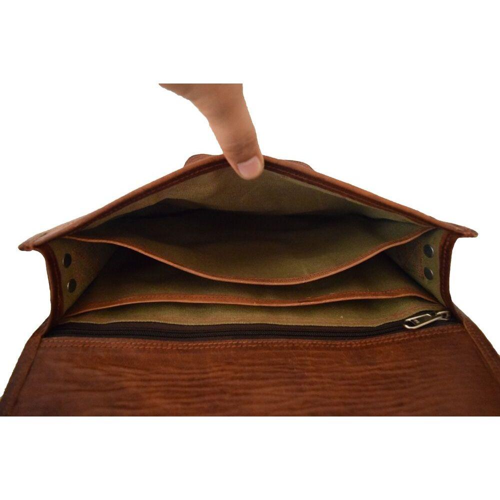 Messenger Cross Body Bag Tab iPad Satchel Handbags Sling Goat Leather Bags