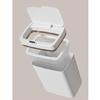Battery Powered Waste Basket with Sensors Lid Easily Disposal Automatic Garbage Can for Cleanliness Enthusiasts