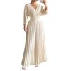 Rompers For Women Deep V Neck Long Sleeve Jumpsuit Loose Fit Work Overalls Dressy Casual Summer Jumpsuits