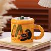 Cute Ceramic Cat Mug with Lid