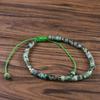 Turquoise Handmade 4mm Tibetan Beads Healing Calming Minimalist Women Bracelet