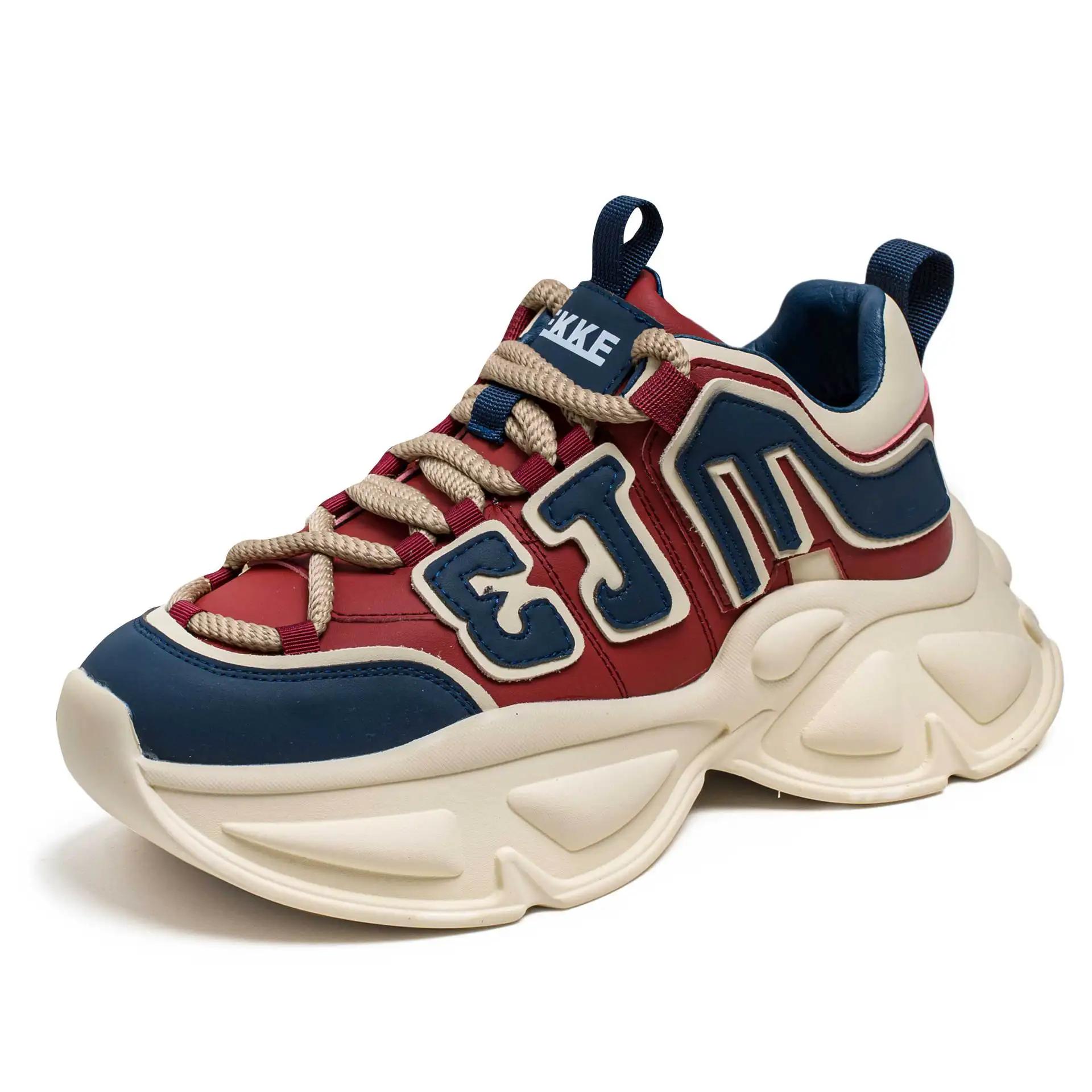 

2025 New Men s Classic Sneakers Thick Bottom Increased Wear resistant Outdoor Casual Running Shoes Zapatillas Deportivas 39